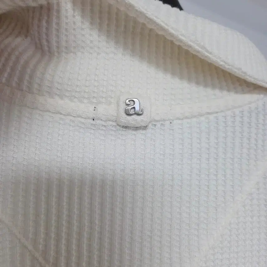 [BUNJANG] Allegri Terry Collared Sweatshirt Ivory M / [새상품] 알레그리 오버핏 테리 카라 맨투맨 아이보리 M(105)