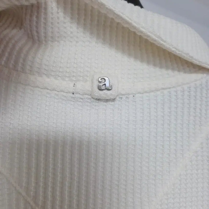 [BUNJANG] Allegri Terry Collared Sweatshirt Ivory M / [새상품] 알레그리 오버핏 테리 카라 맨투맨 아이보리 M(105)