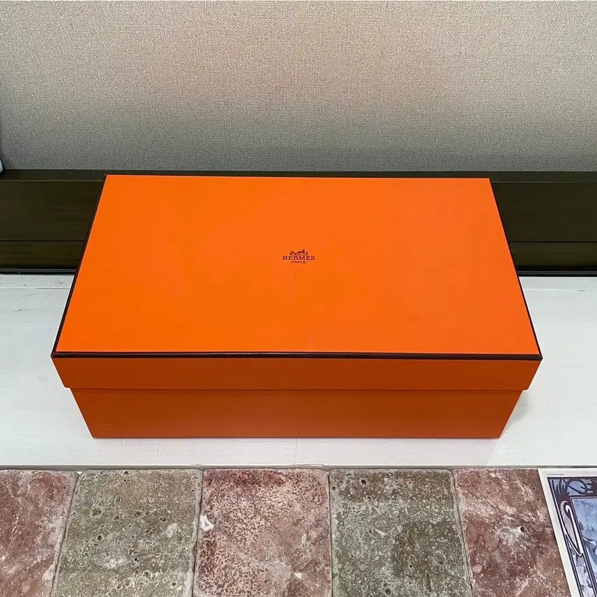 [BUNJANG] Hermès Shoe Box with Dust Bag / 에르메스 신발박스(33.5x18.5x12) + 더스트