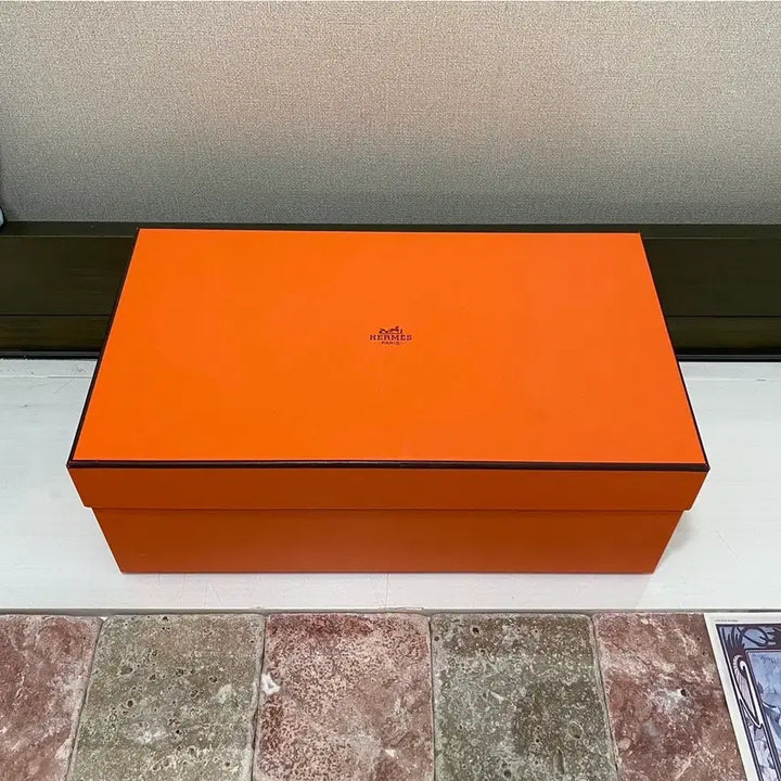 [BUNJANG] Hermès Shoe Box with Dust Bag / 에르메스 신발박스(33.5x18.5x12) + 더스트