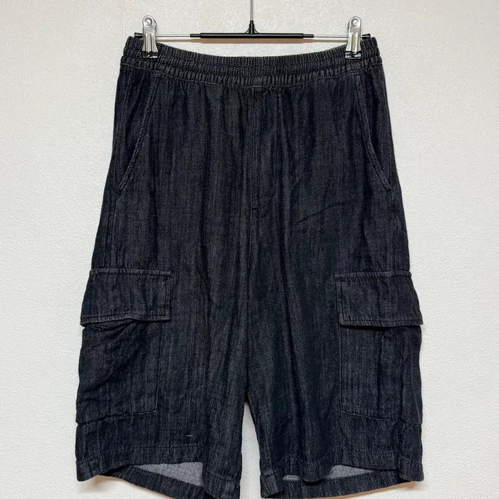 [BUNJANG] AVANDRESS Raw Denim Bermuda Pants / AVANDRESS 생지 데님 버뮤다 밴딩 팬츠 2