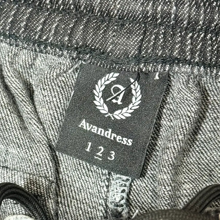 [BUNJANG] AVANDRESS Raw Denim Bermuda Pants / AVANDRESS 생지 데님 버뮤다 밴딩 팬츠 2