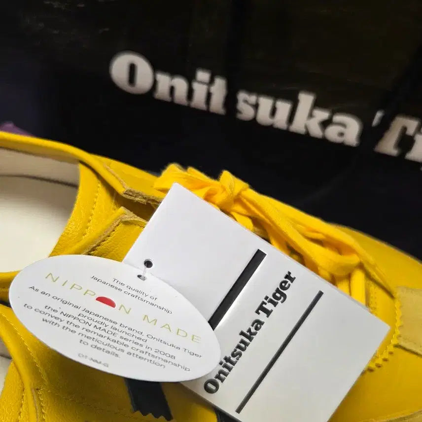 [BUNJANG] Onitsuka Tiger Mexico 66 Deluxe Taichi Yellow Black Sneakers / 오니츠카타이거 멕시코 66 디럭스타이치 옐로우 블랙 275