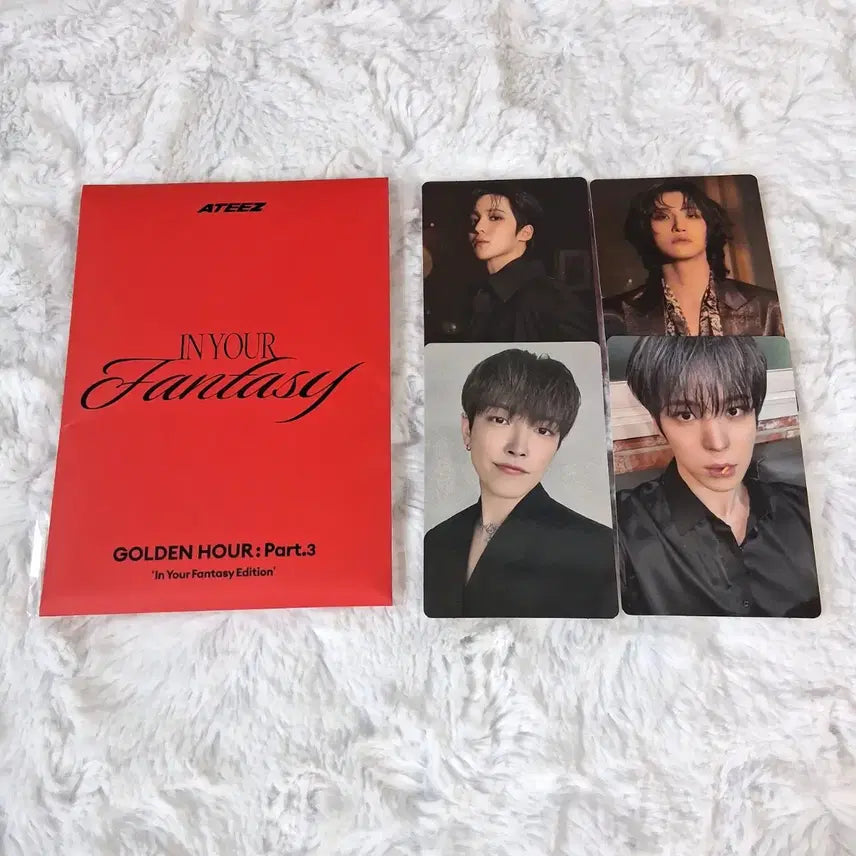 [BUNJANG] ATEEZ GOLDEN HOUR Part.3 IN YOU RED ver. Bundle Set Album / 에이티즈 골든아워 파트3 인유판 포카앨범 RED ver. 일괄 양도