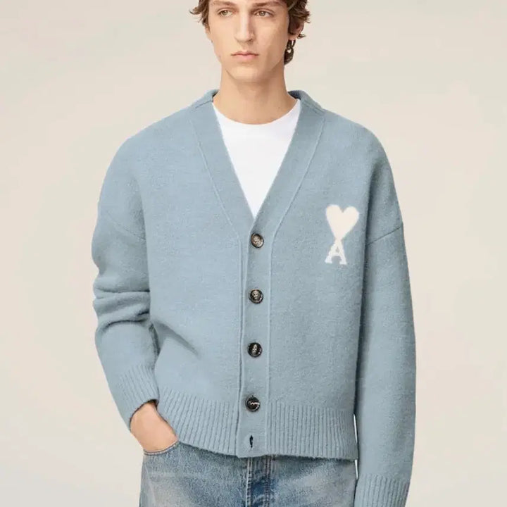 [BUNJANG] AMI Ami Logo Cardigan / 아미 가디건