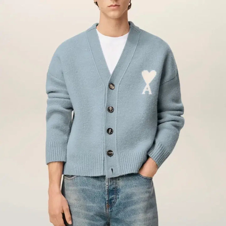 [BUNJANG] AMI Ami Logo Cardigan / 아미 가디건