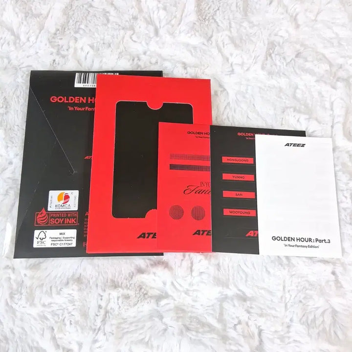 [BUNJANG] ATEEZ GOLDEN HOUR Part.3 IN-YOUNG Edition BLACK ver. Bundle Set Album / 에이티즈 골든아워 파트3 인유판 포카앨범 BLACK ver. 일괄 양도