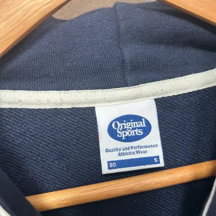 [BUNJANG] Original Sports Navy Hoodie Zip-up (Size S) / Original Sports 네이비 후드집업 S