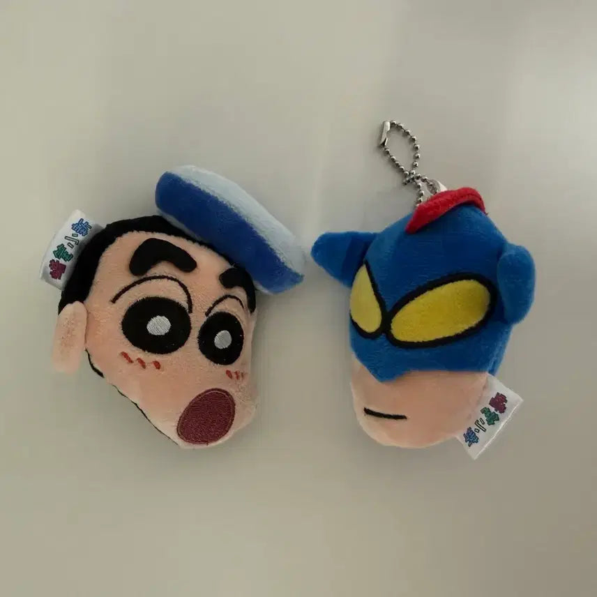 [BUNJANG] Crayon Shin-chan Action Mask Face Doll Keychain Bundle Set / 짱구 / 액션가면 얼굴 인형 키링  일괄