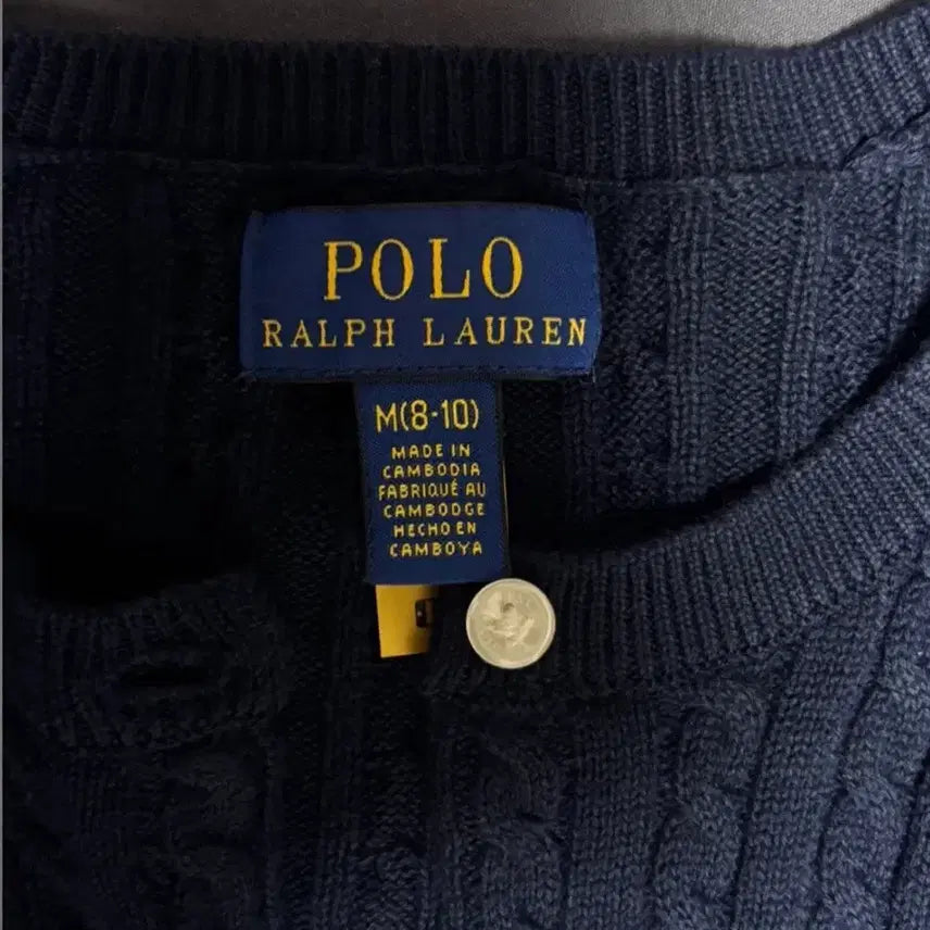 [BUNJANG] Polo Ralph Lauren Navy Cardigan M / (새상품) 폴로 가디건 네이비 M