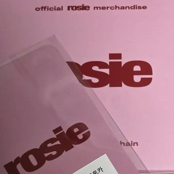 [SOLD OUT] 로제 스케이트 보드 키링 핑크+포토카드