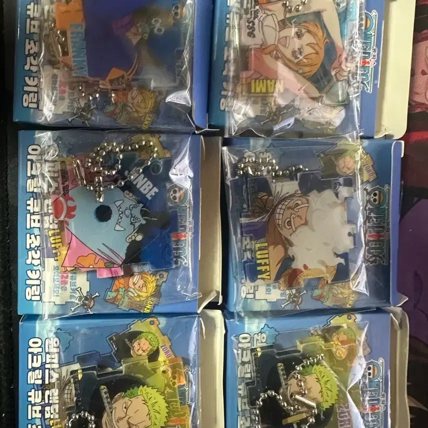 [BUNJANG] One Piece 25th Anniversary Acrylic Cube Keychain / 원피스25주년 팝업 아크릴 큐브 키링