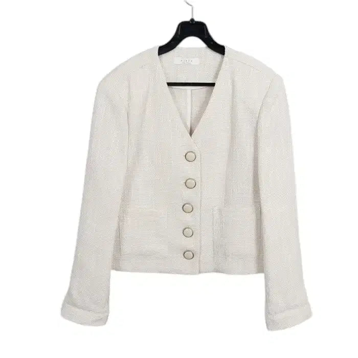 [BUNJANG] F/ BLOOM V-Neck Tweed Jacket IV / 여성F/ BLOOM 제평 브룸 브이넥 트위드자켓IV 21-125