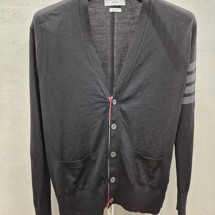[BUNJANG] Thom Browne Black Wool Cardigan Size 3 / 톰브라운 블랙 울 가디건 3 사이즈