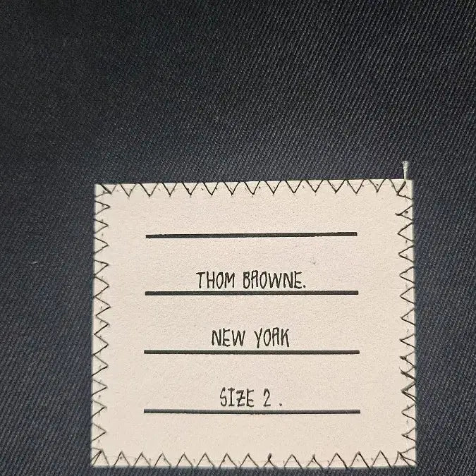 [BUNJANG] Thom Browne Four-Bar Cotton Trousers Navy / 톰브라운 4선 면바지