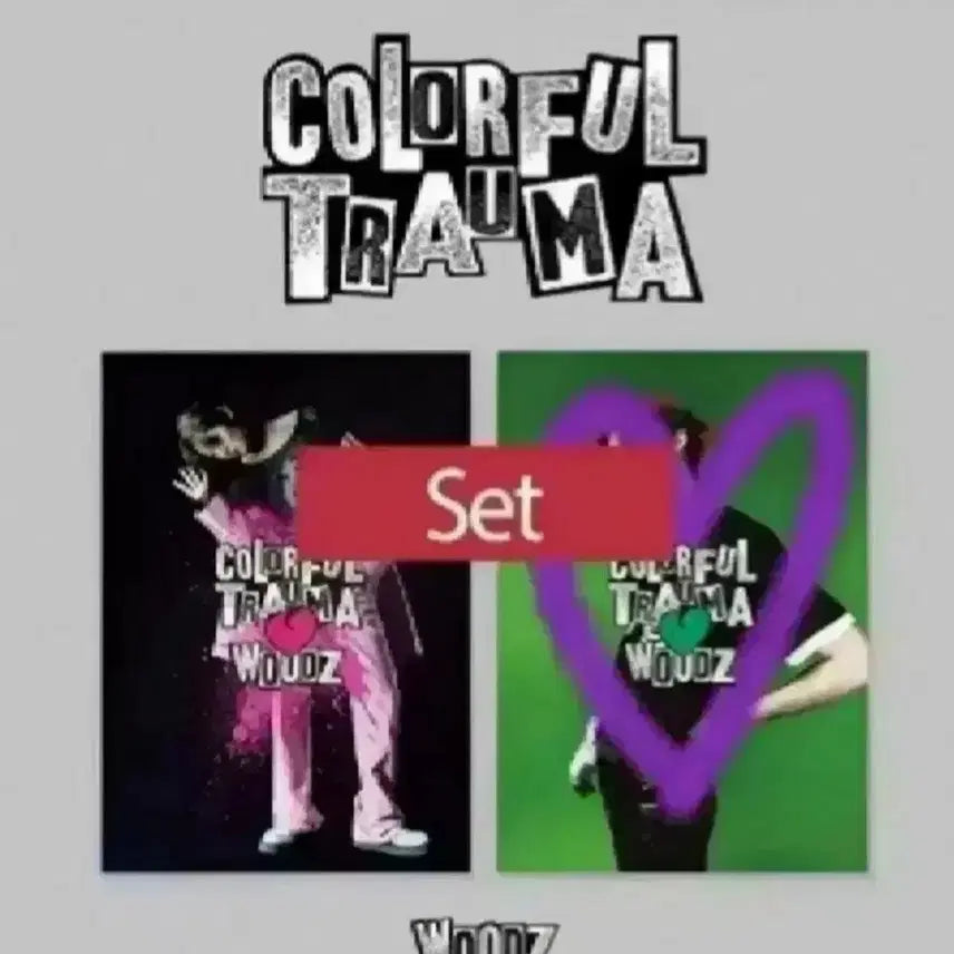 [BUNJANG] WOODZ COLORFUL TRAUMA Album CD Set / [미개봉 세트 ] 조승연 앨범 컬러풀 트라우마 cd