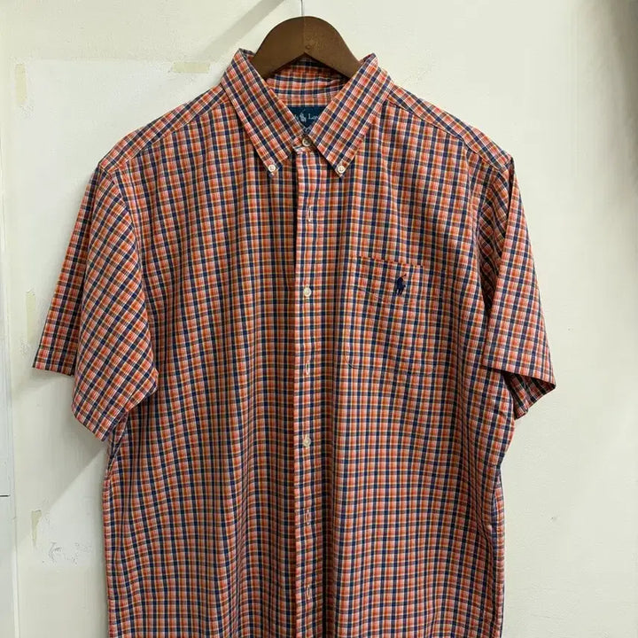 [BUNJANG] Polo Ralph Lauren Short Sleeve Check Shirt / N288. 폴로 반팔 체크 셔츠