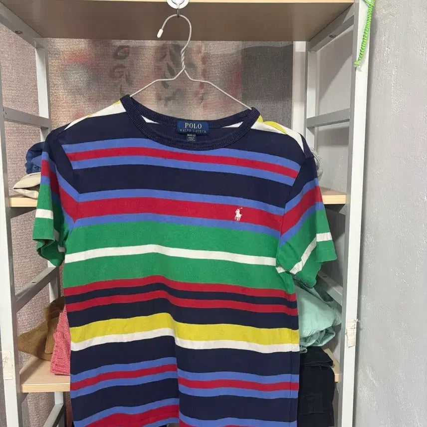 [BUNJANG] Polo Ralph Lauren Striped T-Shirt / 폴로 랄프로렌 스트라이프 티셔츠 큐알정품