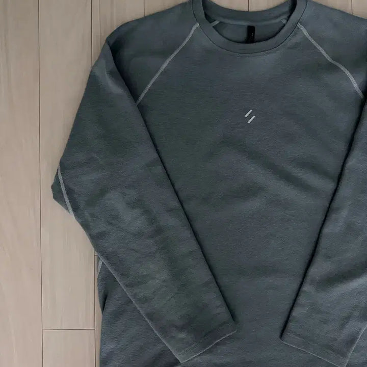 [BUNJANG] Welter Experiment Long Sleeve T-Shirt Blue / 웰터 익스페리먼트 롱슬리브 티셔츠 블루 4사이즈