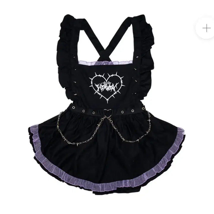 [BUNJANG] ACDC RAG Devil Punk Apron / acdc rag데빌 펑크 앞치마(고스펑크 하라주쿠 매드펑크 지뢰계