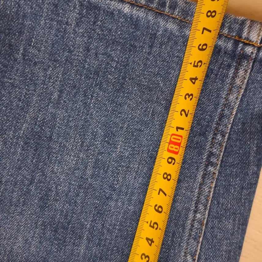 [BUNJANG] Benetton Wide Denim Pants / 베네통 포켓 와이드 데님 팬츠