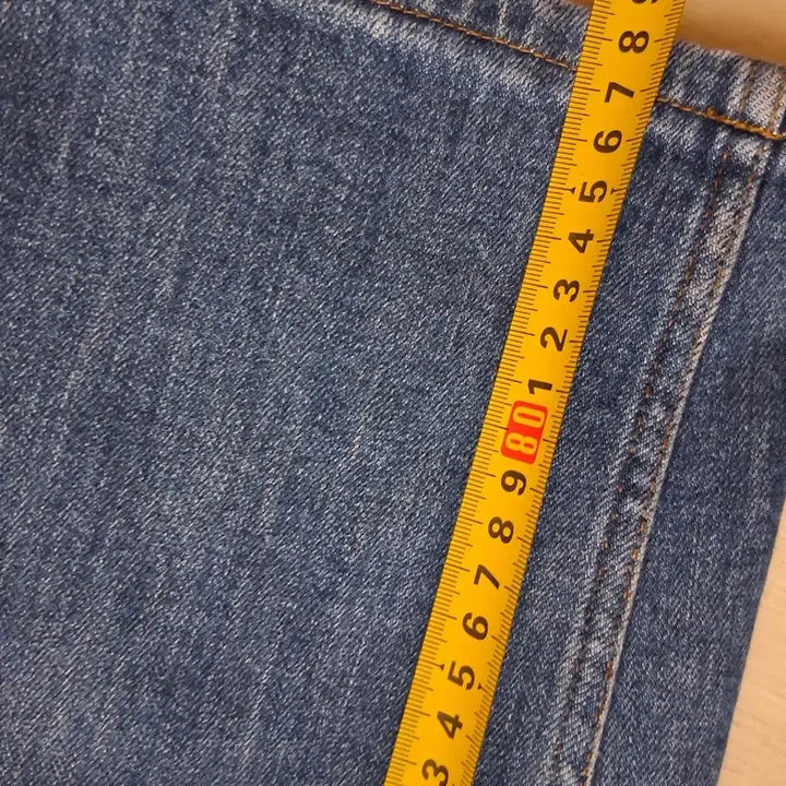 [BUNJANG] Benetton Wide Denim Pants / 베네통 포켓 와이드 데님 팬츠