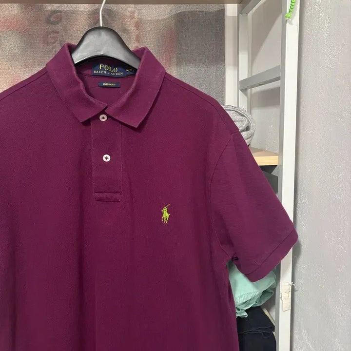 [BUNJANG] Polo Ralph Lauren Purple Polo Shirt / 폴로 랄프로렌 카라티 퍼플