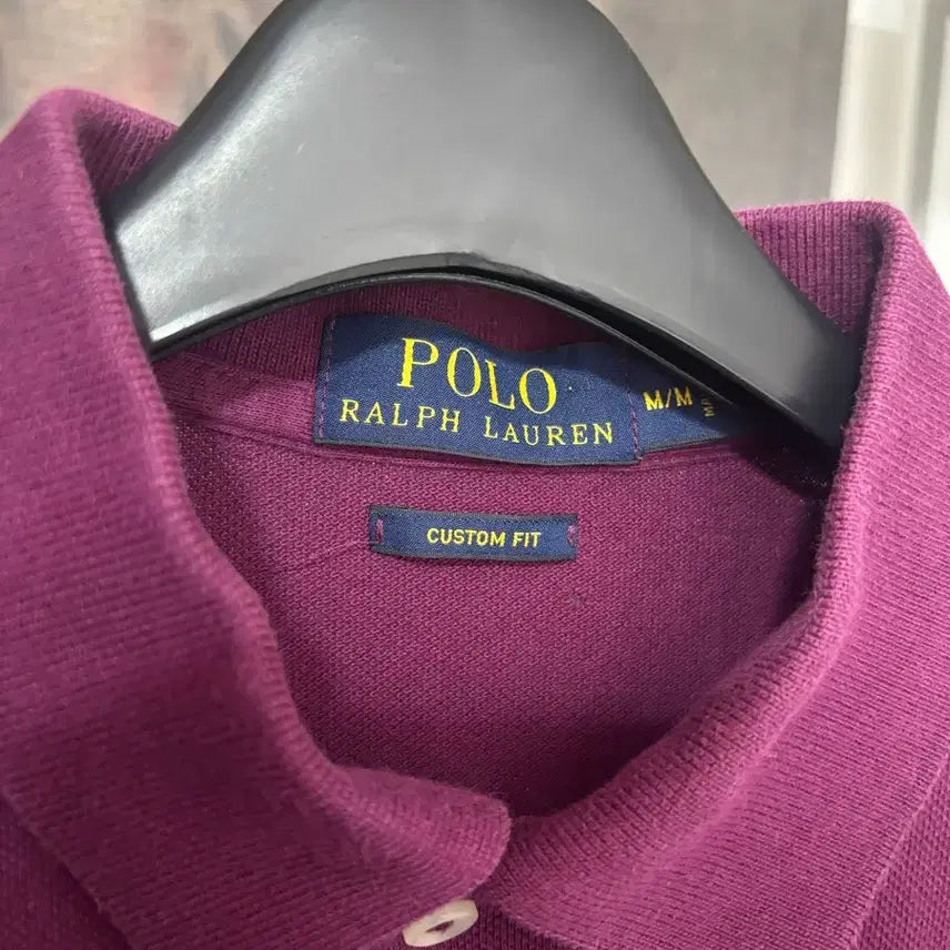 [BUNJANG] Polo Ralph Lauren Purple Polo Shirt / 폴로 랄프로렌 카라티 퍼플