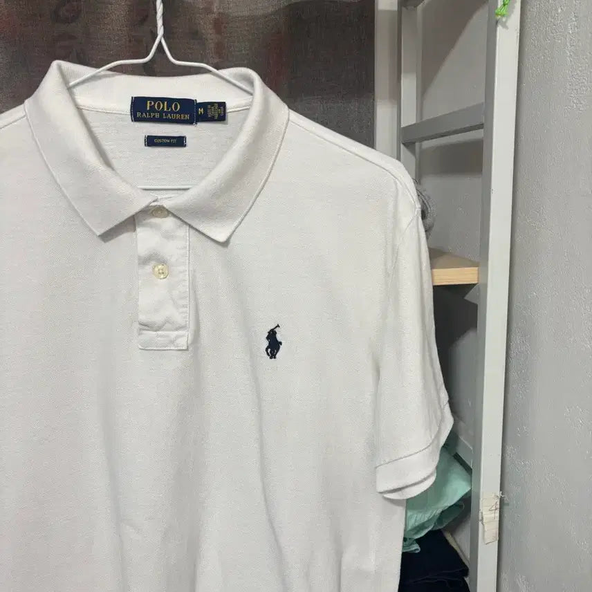 [SOLD OUT] 폴로 랄프로렌 화이트 카라티 M