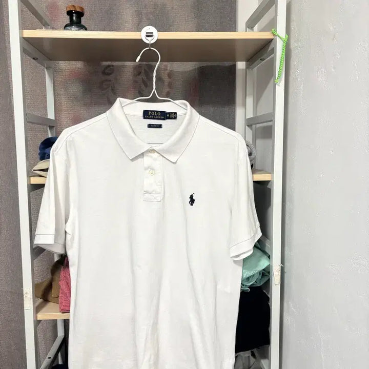 [SOLD OUT] 폴로 랄프로렌 화이트 카라티 M