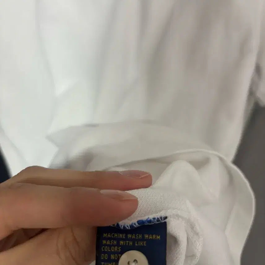[SOLD OUT] 폴로 랄프로렌 화이트 카라티 M