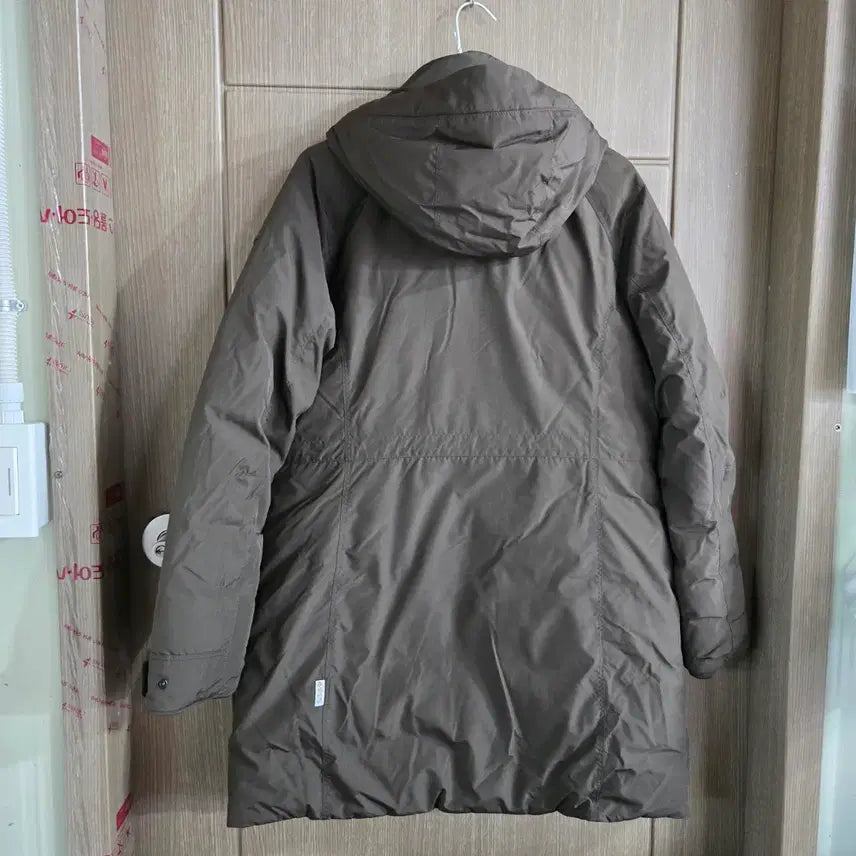 [BUNJANG] Black Yak Goose Down Brown Hooded Padded Jumper / 불랙야크 거위털브라운 후드 패딩 점퍼