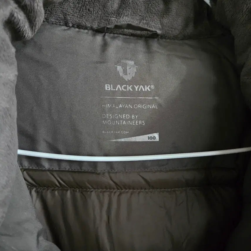 [BUNJANG] Black Yak Goose Down Brown Hooded Padded Jumper / 불랙야크 거위털브라운 후드 패딩 점퍼