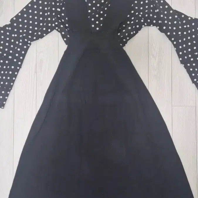 [BUNJANG] Knit Strap Long Dress (Size 55-66) / 니트 멜빵 원피스55~66