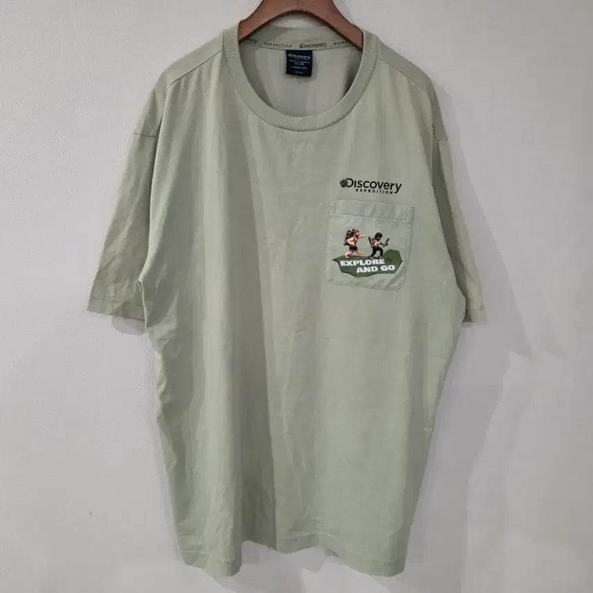 [SOLD OUT] 디스커버리 익스페디션 반팔 티셔츠 민트 105
