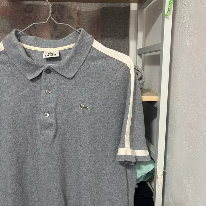 [SOLD OUT] 라코스테 회색 폴로 카라 티셔츠