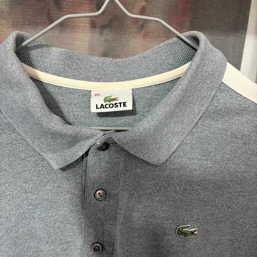 [SOLD OUT] 라코스테 회색 폴로 카라 티셔츠