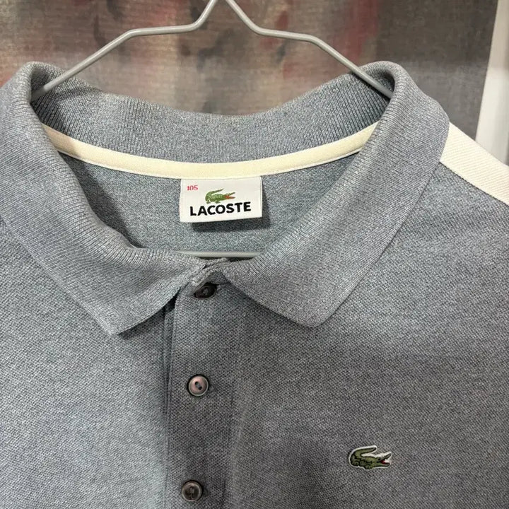[SOLD OUT] 라코스테 회색 폴로 카라 티셔츠