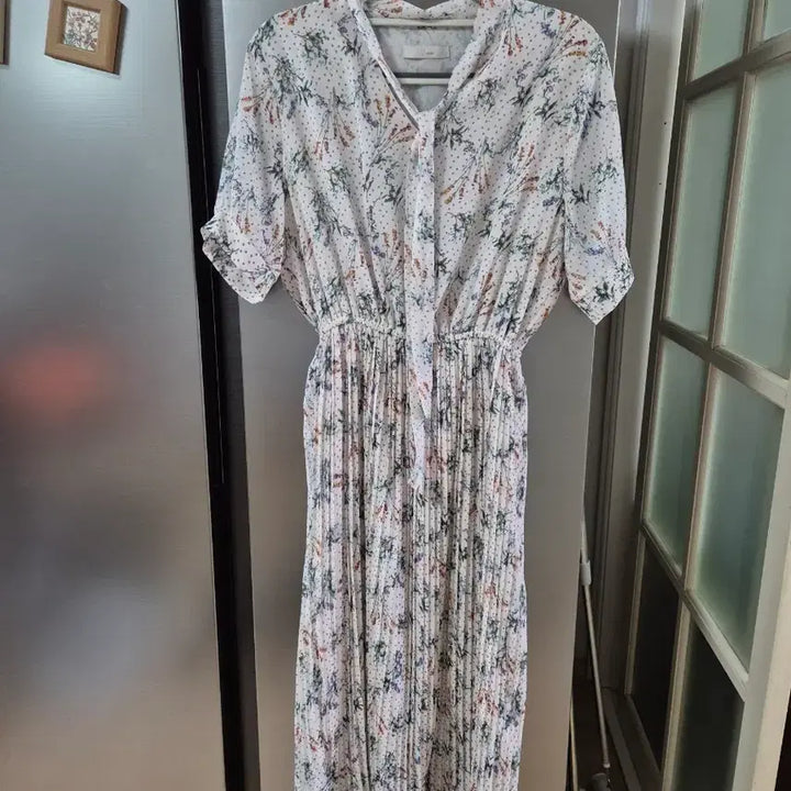 [BUNJANG] JJ JIGOTT Floral Chiffon Long Dress / JJ지고트 플라워 쉬폰 롱 원피스