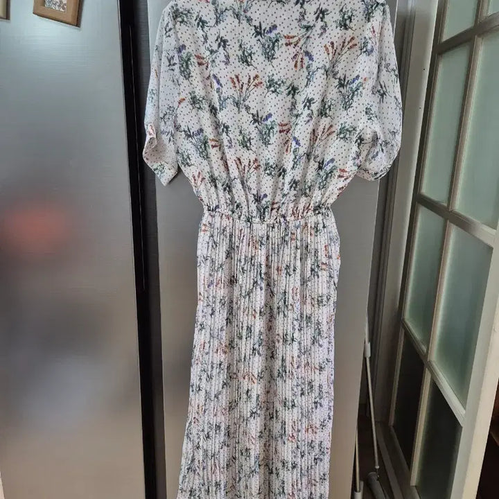 [BUNJANG] JJ JIGOTT Floral Chiffon Long Dress / JJ지고트 플라워 쉬폰 롱 원피스