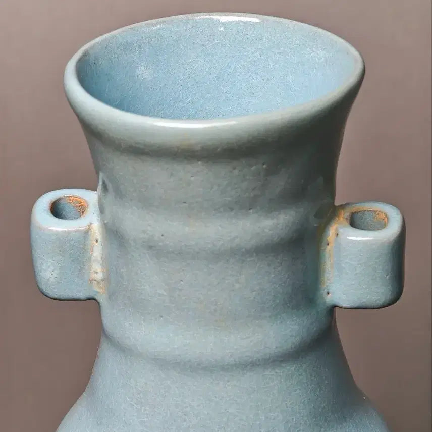 [BUNJANG] Song Yeoyeo Cheollam-yu Gwani-byeong Chinese Celadon Vase / 송 여요 천람유 관이병 중국도자기 골동품 미술품 수집품 청자