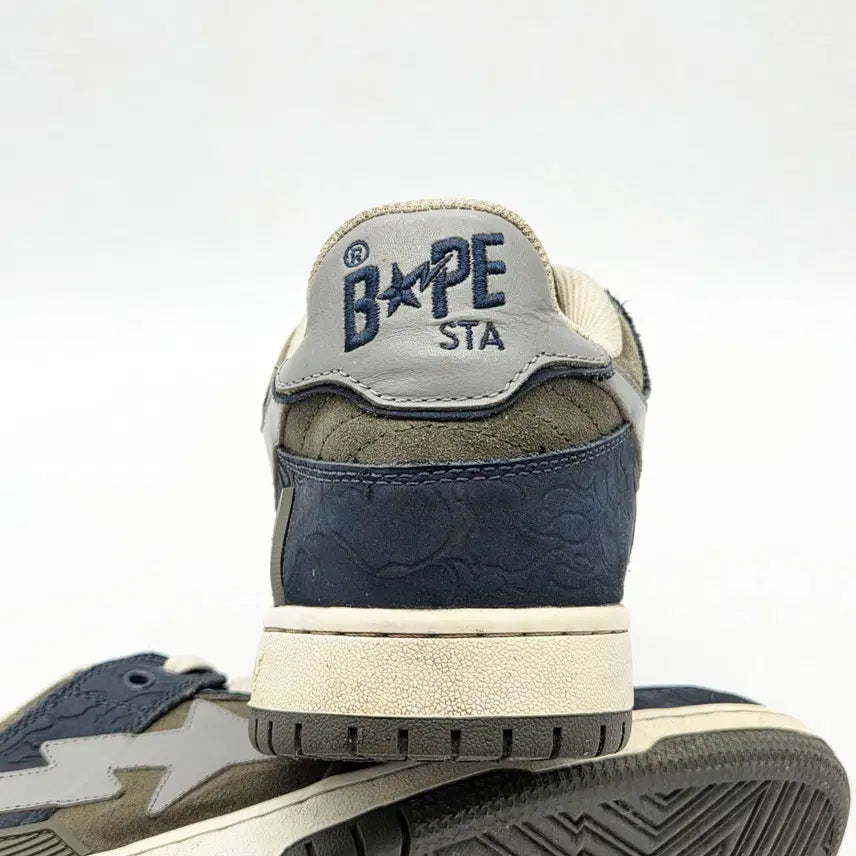 [BUNJANG] BAPE BAPE Sk8 Sta Low Army Green / 베이프 베이프 Sk8 스타 로우 아미 그린 (290)