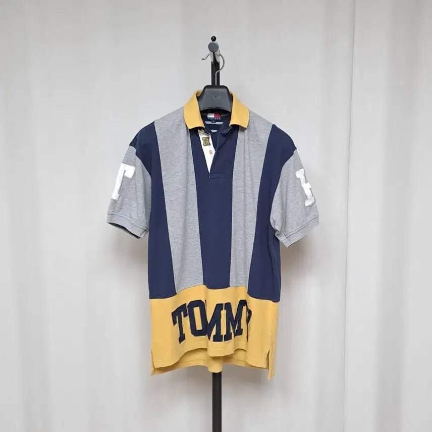 [BUNJANG] Tommy Hilfiger Old School Polo T-Shirt / (무배) 타미힐피거 올드스쿨 카라넥 티셔츠