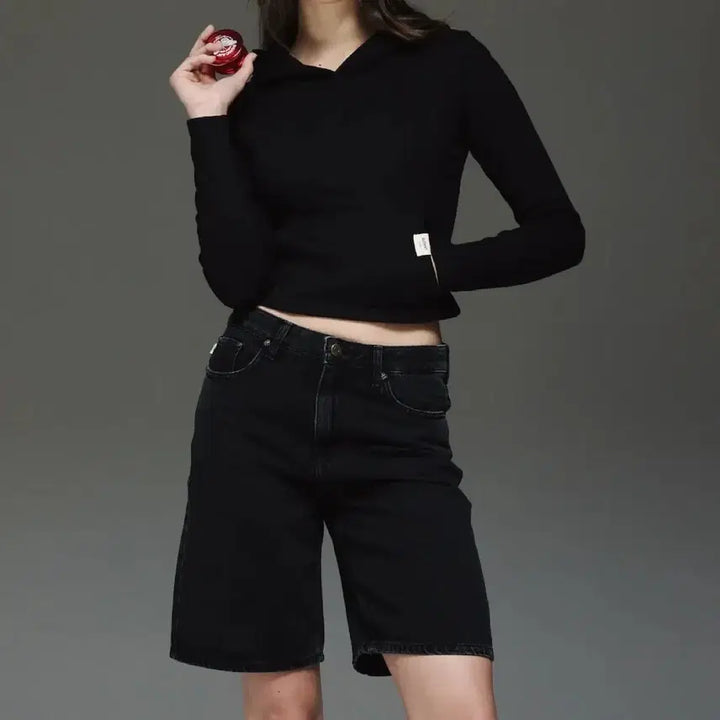 [BUNJANG] Glowny THE PEGGY SHORTS Black XS / 글로니 THE PEGGY SHORTS BLACK XS사이즈