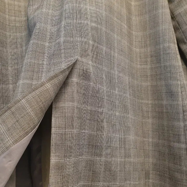 [BUNJANG] Vicolique Tradition Gray Check Coat / 55)비꼴리끄 TRADITION 그레이 체크 코트(간절기용)