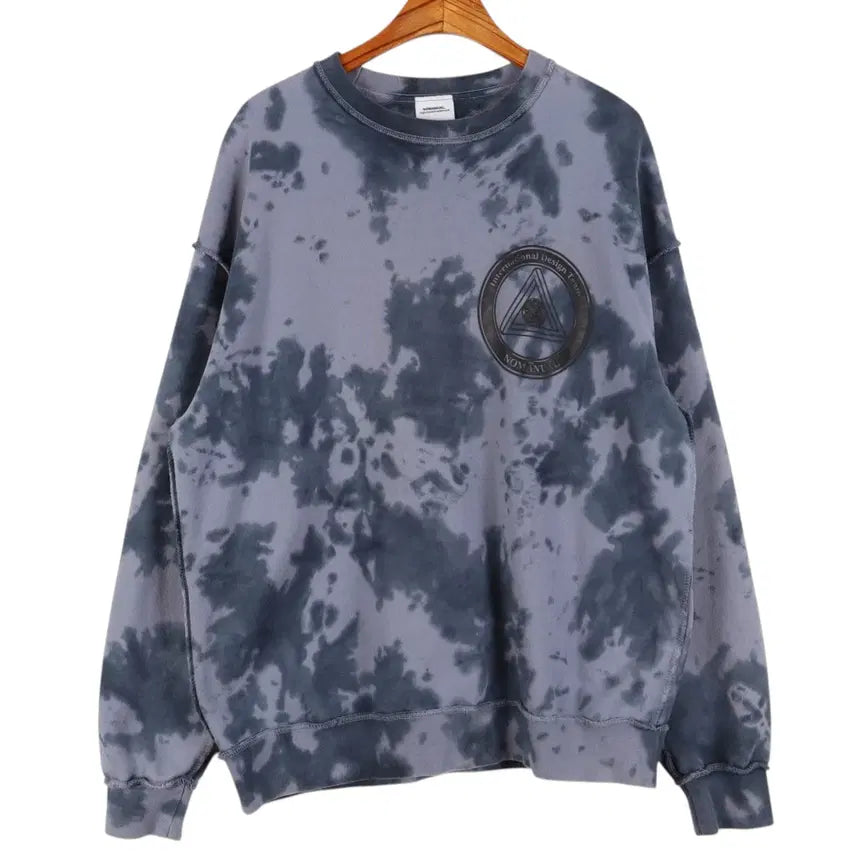 [BUNJANG] No.Manual Tie-Dye Oversized Sweatshirt / 노매뉴얼 타이다이 오버핏 맨투맨 M / k3787