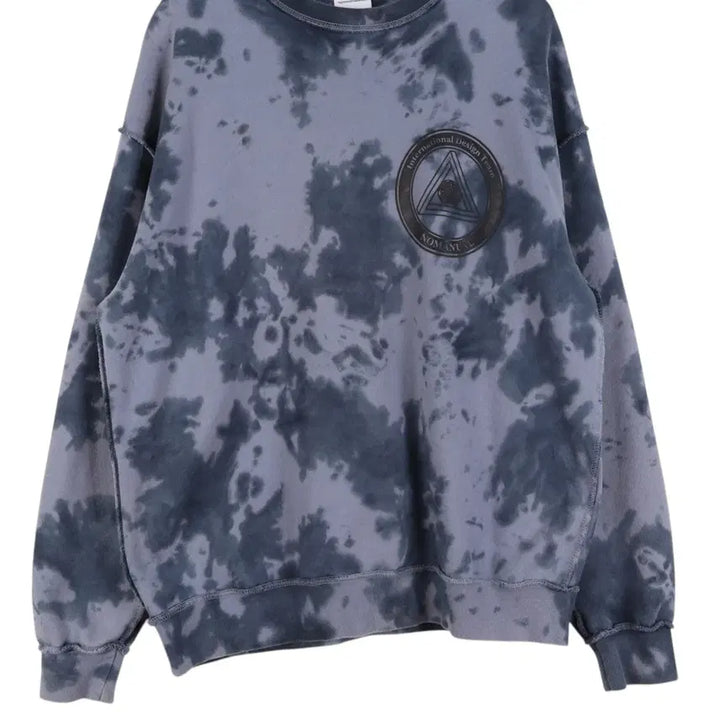 [BUNJANG] No.Manual Tie-Dye Oversized Sweatshirt / 노매뉴얼 타이다이 오버핏 맨투맨 M / k3787