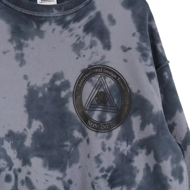 [BUNJANG] No.Manual Tie-Dye Oversized Sweatshirt / 노매뉴얼 타이다이 오버핏 맨투맨 M / k3787