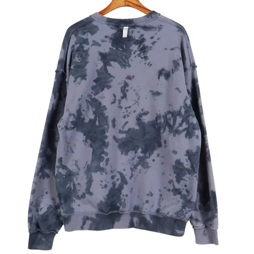 [BUNJANG] No.Manual Tie-Dye Oversized Sweatshirt / 노매뉴얼 타이다이 오버핏 맨투맨 M / k3787
