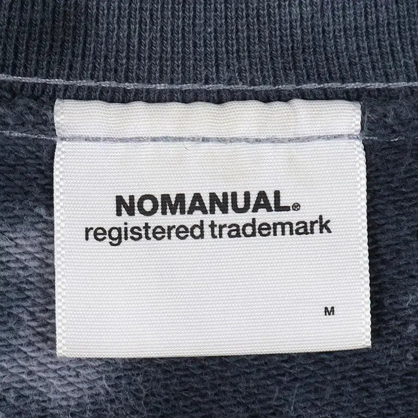 [BUNJANG] No.Manual Tie-Dye Oversized Sweatshirt / 노매뉴얼 타이다이 오버핏 맨투맨 M / k3787